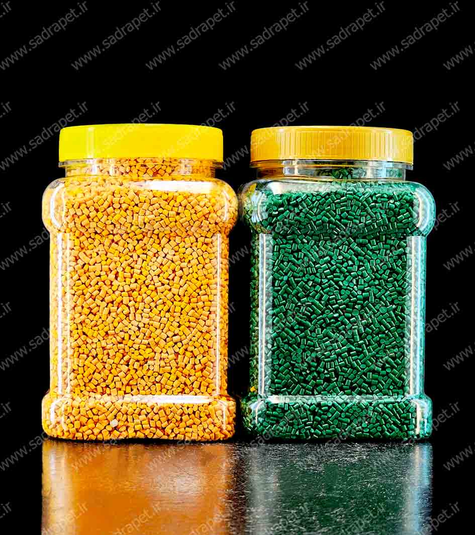 جار ۱۵۰۰ سی سی چهرگوش یاظرف عسل دو کیلویی دهانه۹۰